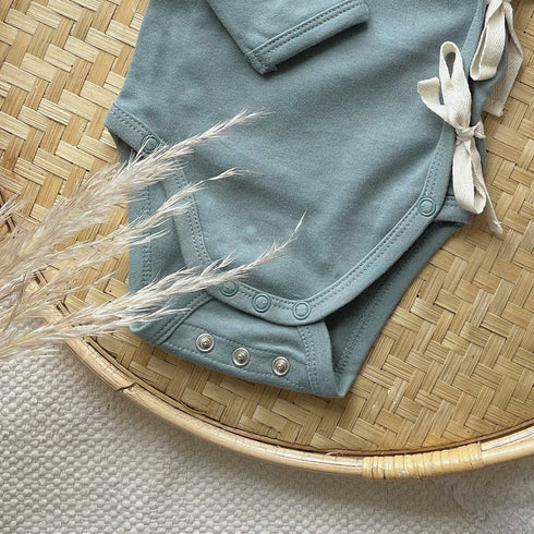 Langarm Kimono-Bodysuit