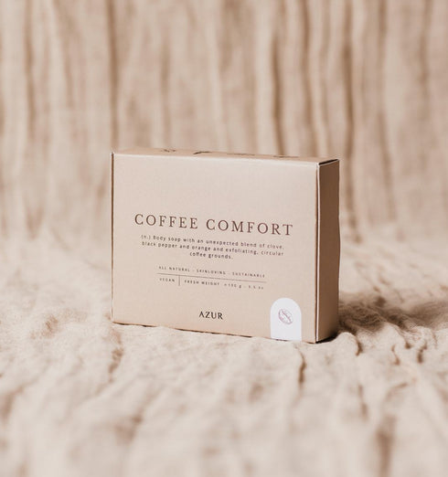 COFFEE COMFORT | Körperpeelingriegel | natürliche Seife