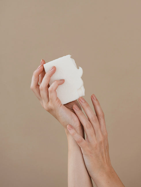 SAUNA FEELS | Körperpeelingriegel | natürliche Salzseife