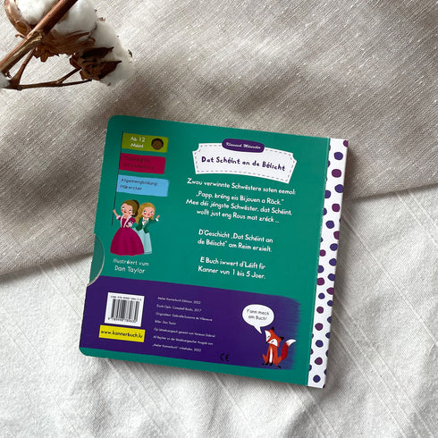 Pappbillerbuch: Dat Schéint an de Béischt