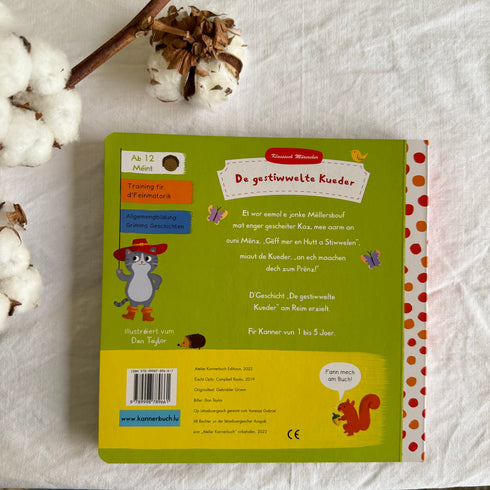 Pappbillerbuch: De gestiwwelte Kueder