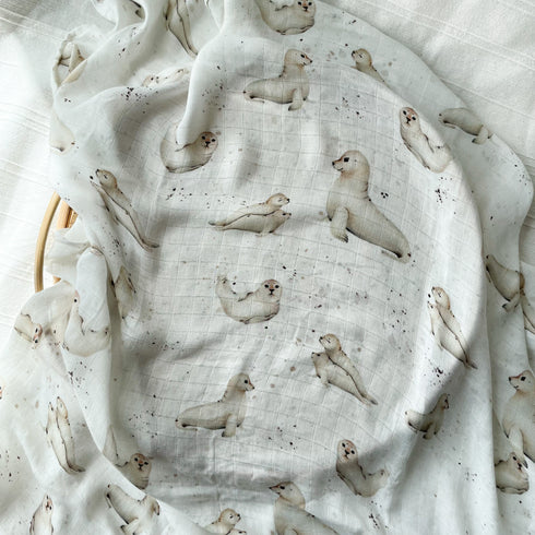 Seals - Bambus Musselin Tücher / 2er Set