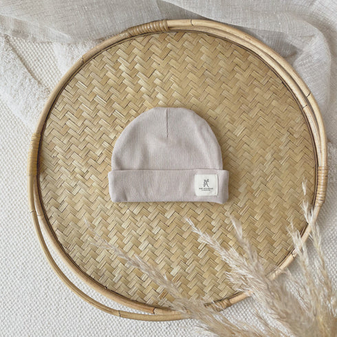 Mütze (fein gerippter Stoff)