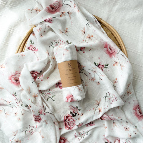 BLOOMING SEASON - Bambus Musselintuch