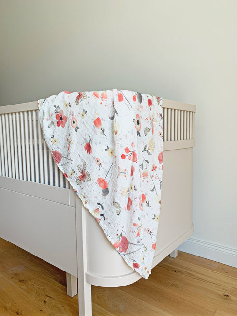 WILD FLOWERS - Bambus Musselintuch