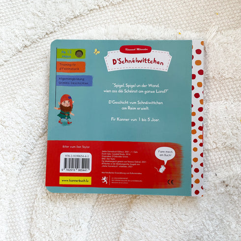 Pappbillerbuch: D'Schnéiwittchen