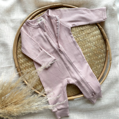 Multifunktionaler Schlafanzug - gerippter Stoff