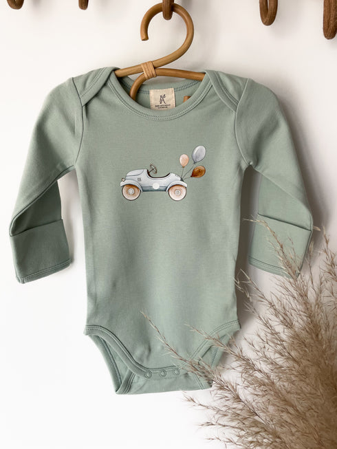 Langarm Bodysuit mit Illustrations Print