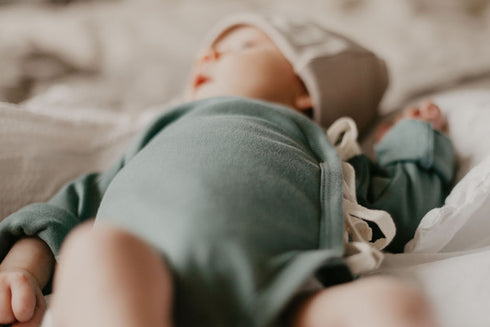 Langarm Kimono-Bodysuit