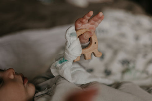 LEAVES - Musselin Beißring