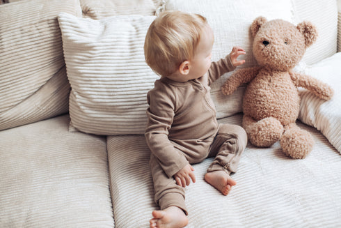 Multifunktionaler Schlafanzug - gerippter Stoff